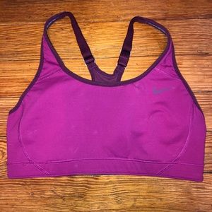 Nike Adjustable Strap dri fit Sports Bra